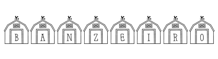 Barn-Letters Regular  Free Fonts Download