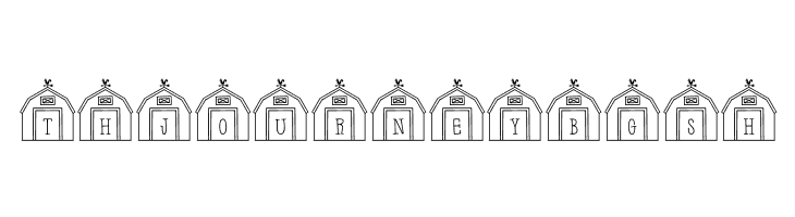Barn-Letters Regular  Free Fonts Download