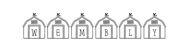 Barn-Letters Regular  Free Fonts Download