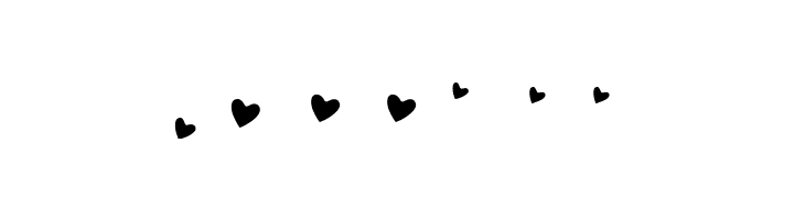 QUIRKY LOVE HEARTS Regular  Free Fonts Download