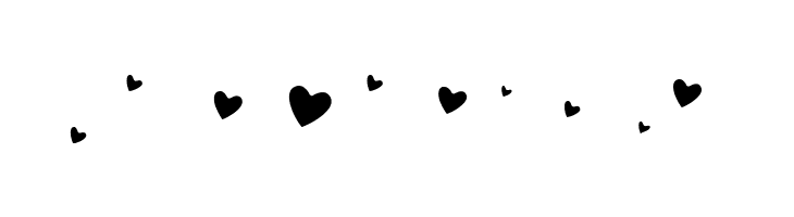 QUIRKY LOVE HEARTS Regular  Free Fonts Download