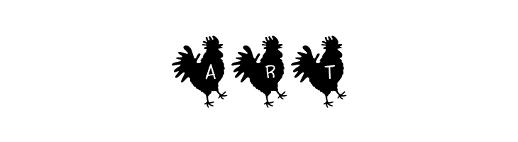 Rooster*Letters Regular  Free Fonts Download