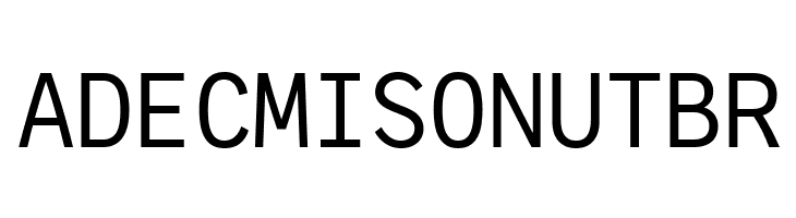 HFMonorita Light  Free Fonts Download