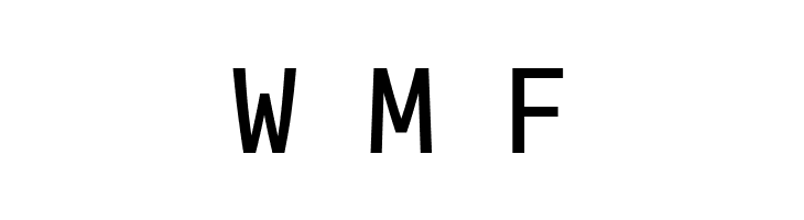 HFMonorita Medium  Free Fonts Download