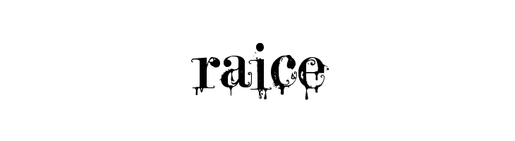raice A Lolita Scorned Font