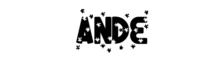 Mini Puzzle Demo  Free Fonts Download