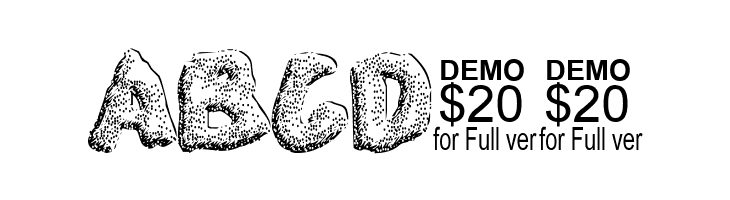 The Blob Demo  Free Fonts Download