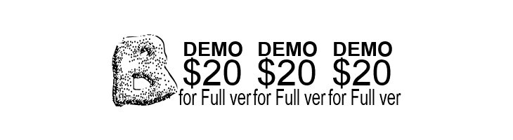 The Blob Demo  Free Fonts Download