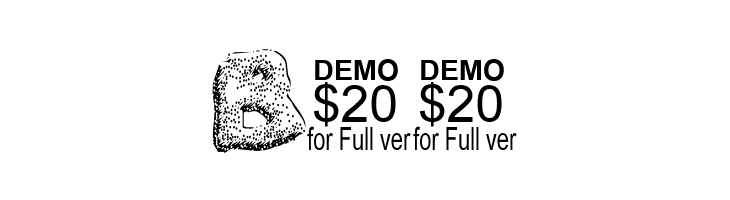 The Blob Demo  Free Fonts Download