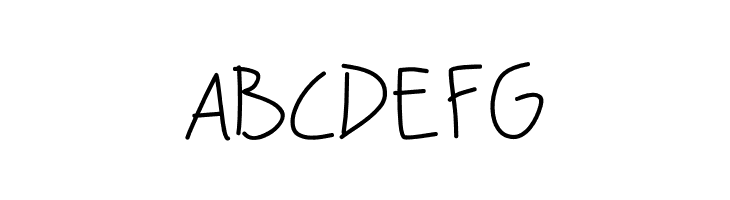 My Scrawl  Free Fonts Download