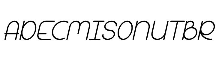 Bandar Italic  Free Fonts Download