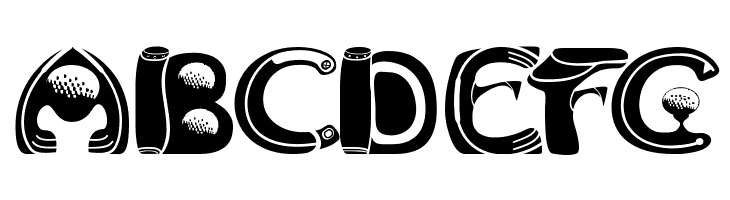 Golf Tools Medium  Free Fonts Download