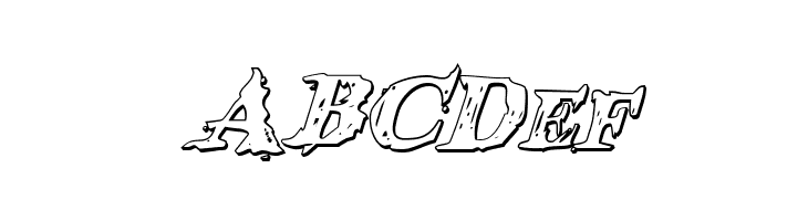 Blood Crow Shadow Italic  Free Fonts Download