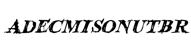 Blood Crow Italic  Free Fonts Download