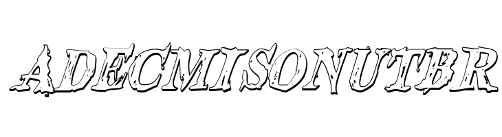 Blood Crow Shadow Condensed Italic  Free Fonts Download