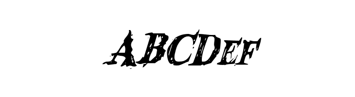 Blood Crow Condensed Italic  Free Fonts Download