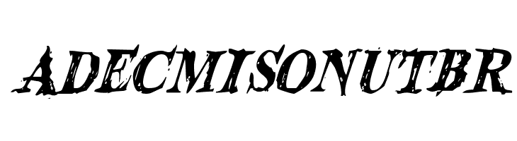 Blood Crow Condensed Italic  Free Fonts Download