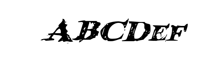 Blood Crow Expanded Italic  Free Fonts Download