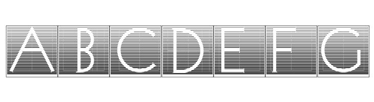 VenetianBlindInverse  Free Fonts Download