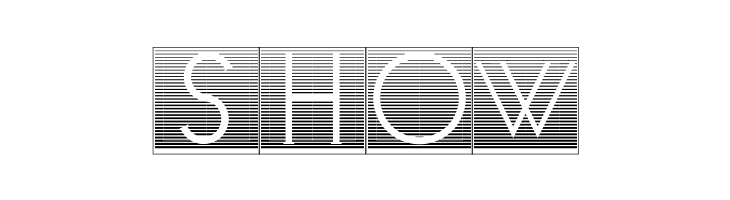 VenetianBlindInverse  Free Fonts Download