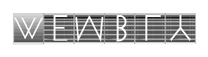 VenetianBlindInverse  Free Fonts Download
