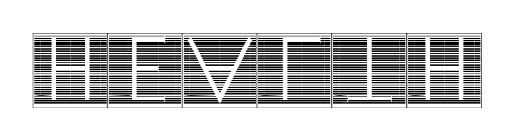 VenetianBlindInverse  Free Fonts Download