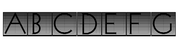 VenetianBlind  Free Fonts Download