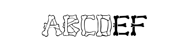 Bone Regular  Free Fonts Download