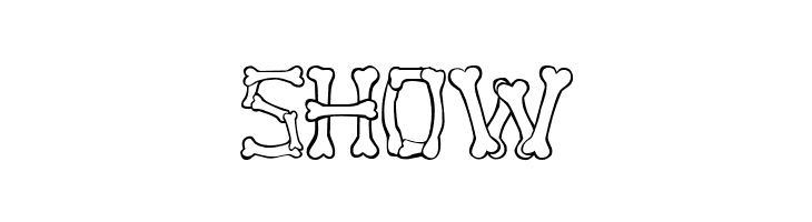 Bone Regular  Free Fonts Download