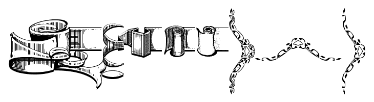 Deborah Extras/Ornaments  Free Fonts Download