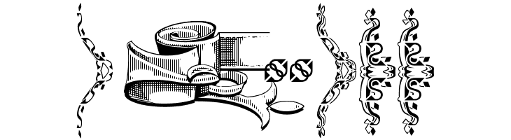 Deborah Extras/Ornaments  Free Fonts Download