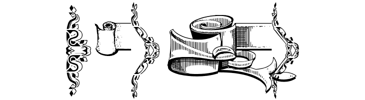 Deborah Extras/Ornaments  Free Fonts Download