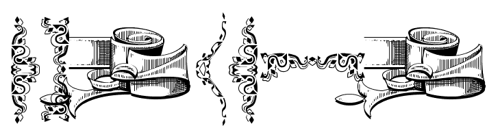 Deborah Extras/Ornaments  Free Fonts Download