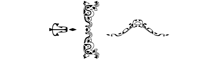 Deborah Extras/Ornaments  Free Fonts Download