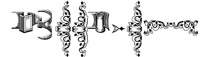 Deborah Extras/Ornaments  Free Fonts Download