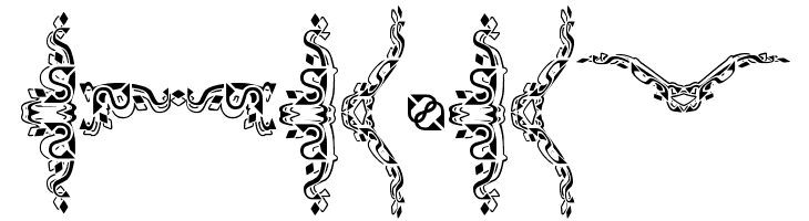 Deborah Extras/Ornaments  Free Fonts Download