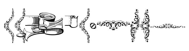 Deborah Extras/Ornaments  Free Fonts Download