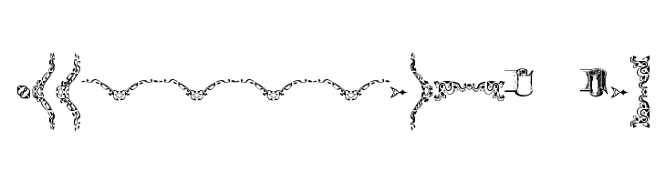 Deborah Extras/Ornaments  Free Fonts Download