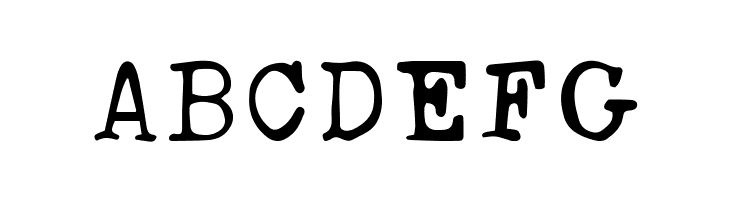 Ana's Rusty Typewriter  Free Fonts Download