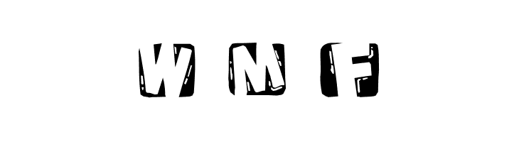 WoodcuttedCapsInvers  Free Fonts Download