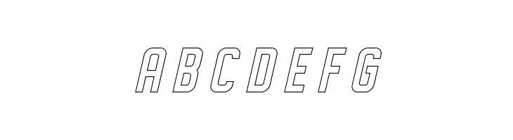 DISPLAYEDObliqueoutline  Free Fonts Download