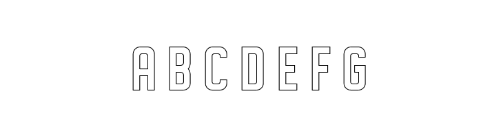 DISPLAYEDoutline  Free Fonts Download
