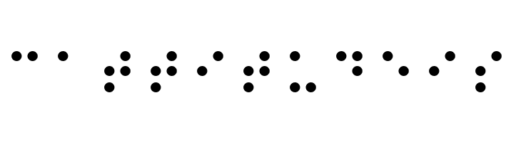 Braille Regular  Free Fonts Download