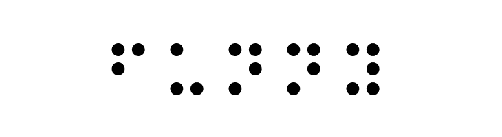 Braille Regular  Free Fonts Download