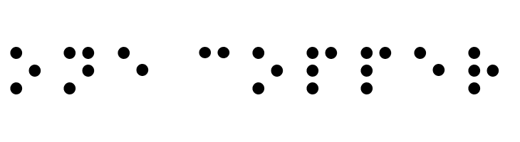 Braille Regular  Free Fonts Download
