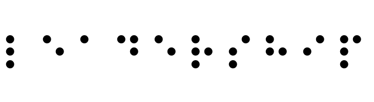 Braille Regular  Free Fonts Download