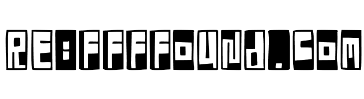 Box Font Negative  Free Fonts Download