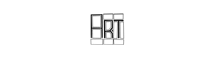 BlockTitling Outline  Free Fonts Download