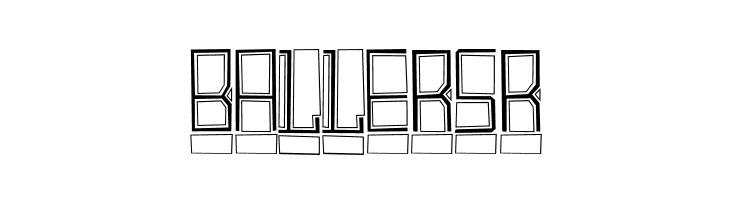 BlockTitling Outline  Free Fonts Download