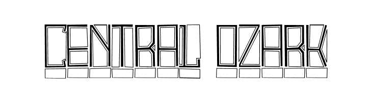 BlockTitling Outline  Free Fonts Download